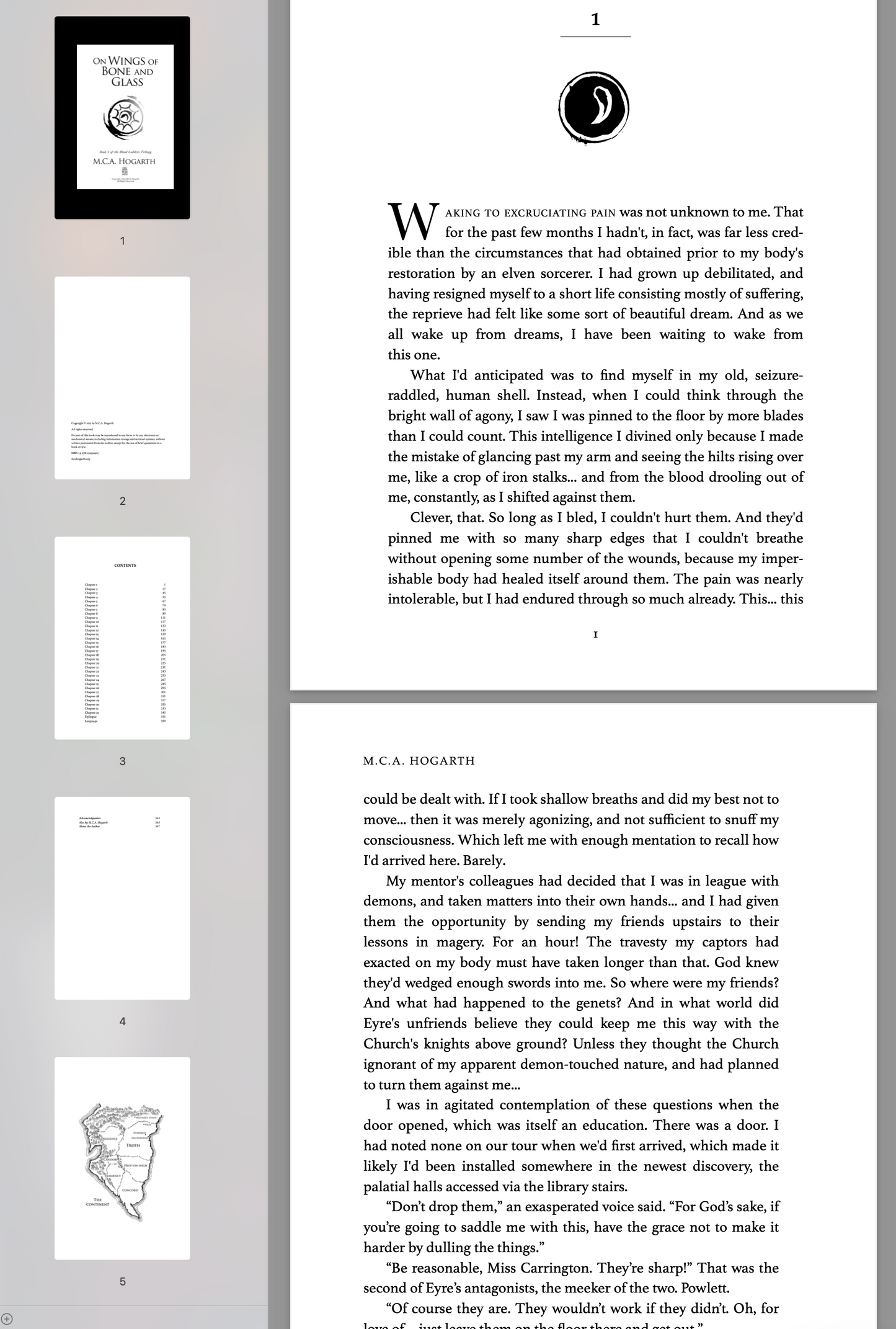 On Wings of Bone and Glass (Blood Ladders 3)
