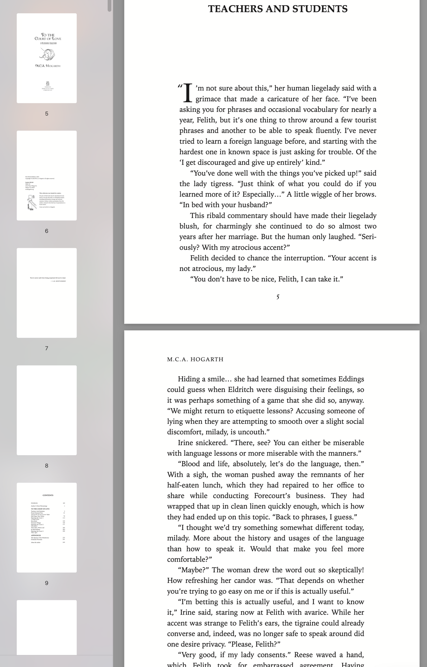 To the Court of Love (Fallowtide Sequence 8)