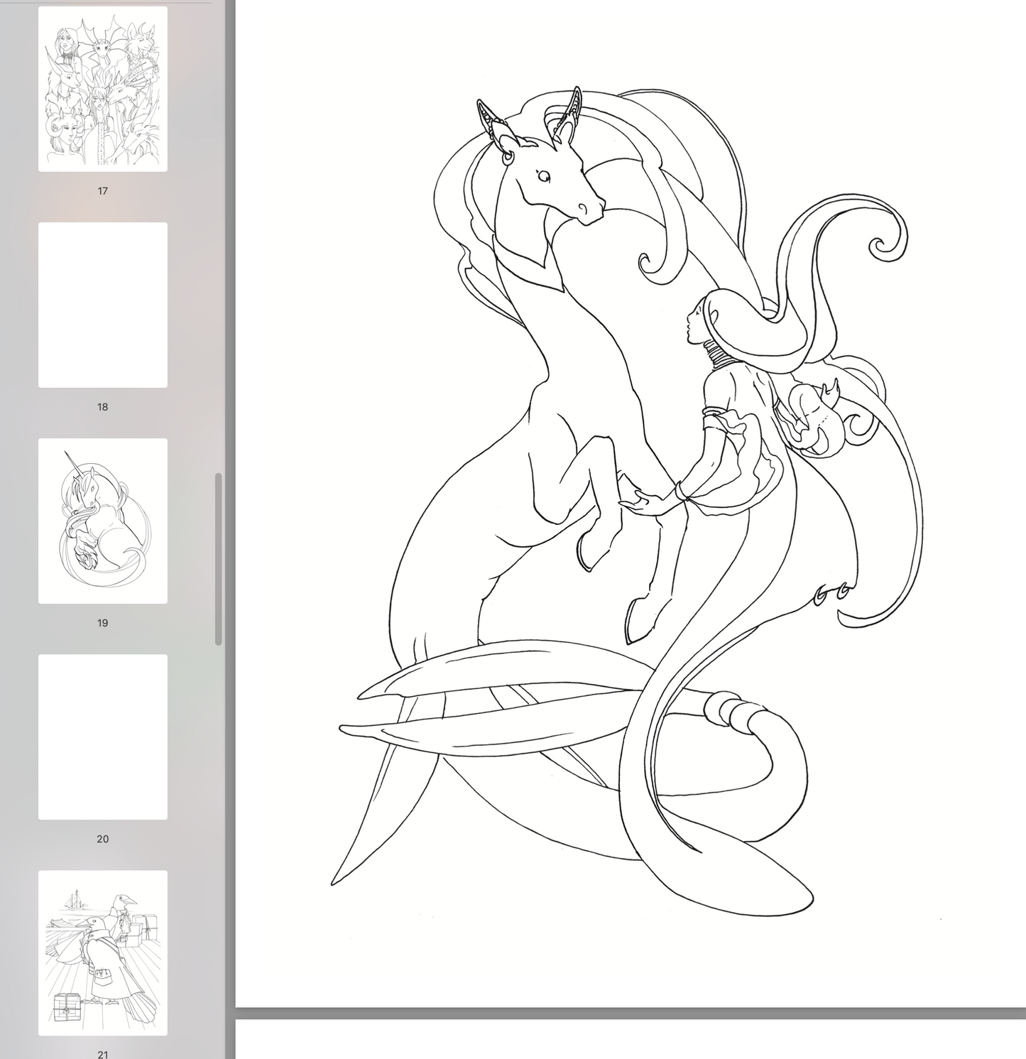 Critters, Beasts and Fluffies: A Whimsical Creature Coloring Book