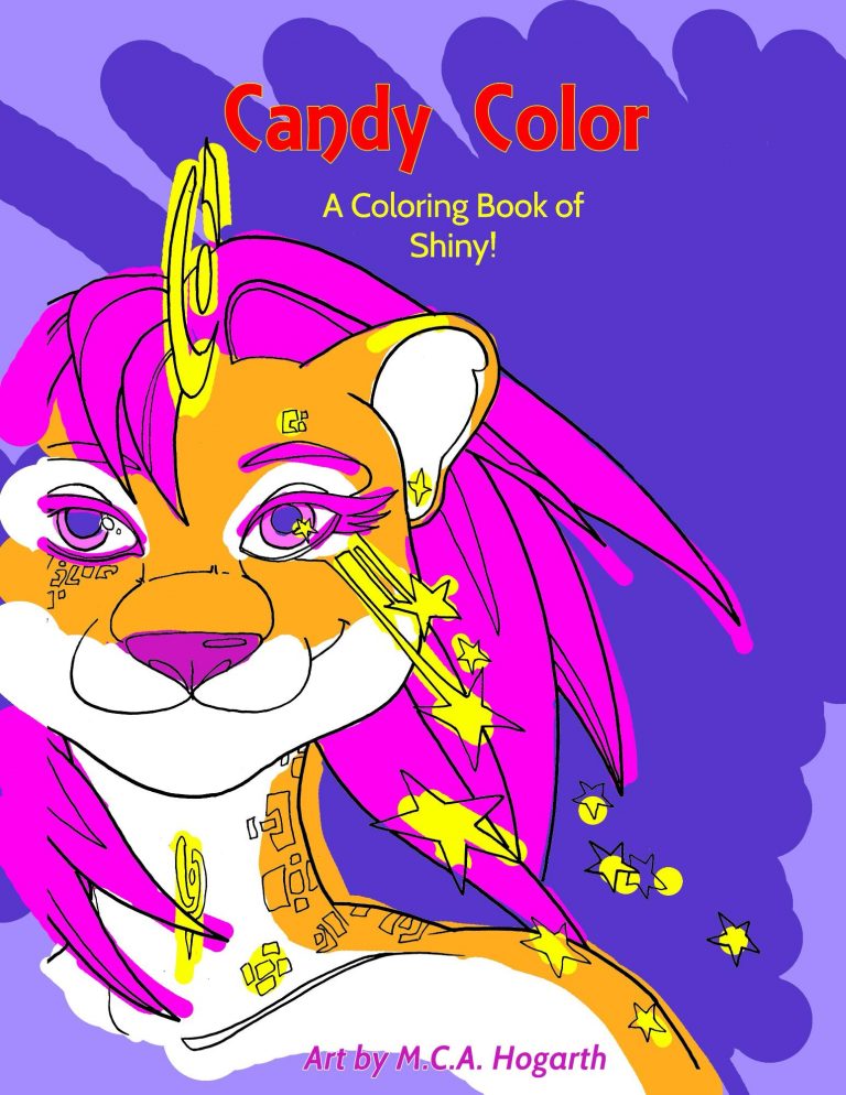 Candy Color: A Coloring Book of Shiny